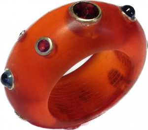 Edelstein-Kunstoff-Ring