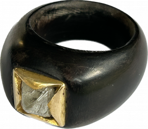 Diamant-Horn Ring