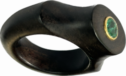 Smaragd-Ebenholz Ring