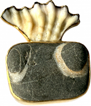 Brosche Froschkönig